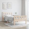vidaXL Massivholzbett 90x190 cm 3FT Single