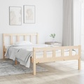 vidaXL Massivholzbett 90x200 cm