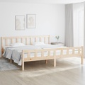 vidaXL Massivholzbett 160x200 cm