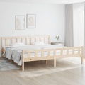 vidaXL Massivholzbett 180x200 cm 6FT Super King