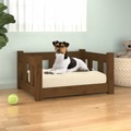vidaXL Hundebett Braun 55,5x45,5x28 cm Massivholz Kiefer