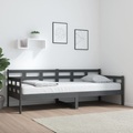 vidaXL Tagesbett Grau Massivholz Kiefer 80x200 cm