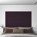 vidaXL Wandpaneele 12 Stk. Lila 60x30 cm Stoff 2,16 m²