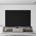 vidaXL Wandpaneele 12 Stk. Schwarz 90x30 cm Stoff 3,24 m²