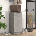 vidaXL Schuhschrank Betongrau 30x35x70 cm Holzwerkstoff