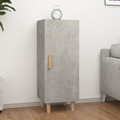 vidaXL Sideboard Betongrau 34,5x34x90 cm Holzwerkstoff