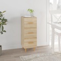 vidaXL Sideboard Sonoma-Eiche 34,5x34x90 cm Holzwerkstoff