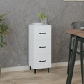 vidaXL Sideboard Weiß 34,5x34x90 cm Holzwerkstoff