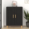 vidaXL Sideboard Schwarz 69,5x34x90 cm Holzwerkstoff