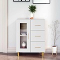 vidaXL Sideboard Weiß 69,5x34x90 cm Holzwerkstoff