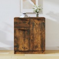 vidaXL Sideboard Räuchereiche 60x30x70 cm Holzwerkstoff