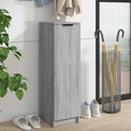 vidaXL Schuhschrank Grau Sonoma 30x35x100 cm Holzwerkstoff