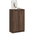 vidaXL Schuhschrank Braun Eichen-Optik 59x35x100 cm Holzwerkstoff