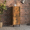 vidaXL Sideboard Räuchereiche 34,5x34x90 cm Holzwerkstoff