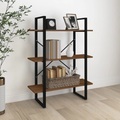 vidaXL Bücherregal Braun Eichen-Optik 80x30x105 cm Holzwerkstoff
