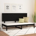 vidaXL Tagesbett Schwarz 90x200 cm Massivholz Kiefer