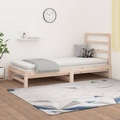 vidaXL Tagesbett Ausziehbar 2x(90x200) cm Massivholz Kiefer