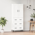 vidaXL Highboard Weiß Holzwerkstoff