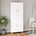 vidaXL Highboard Weiß Holzwerkstoff