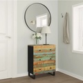 vidaXL Sideboard 60x33x75 cm Altholz Massiv