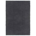vidaXL Teppich Rechteckig Anthrazit 80x160 cm Baumwolle