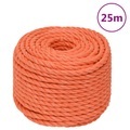 vidaXL Arbeitsseil Orange 10 mm 25 m Polypropylen