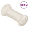 vidaXL Arbeitsseil Weiß 6 mm 500 m Polypropylen