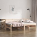 vidaXL Tagesbett Ausziehbar 2x(90x190) cm Massivholz Kiefer