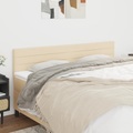 vidaXL Kopfteile 2 Stk. Creme 80x5x78/88 cm Stoff