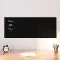 vidaXL, vidaXL Magnettafel Wandmontage Schwarz 100x40 cm Hartglas