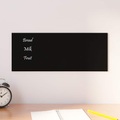 vidaXL, vidaXL Magnettafel Wandmontage Schwarz 50x20 cm Hartglas