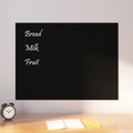vidaXL, vidaXL Magnettafel Wandmontage Schwarz 80x60 cm  Hartglas