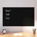 vidaXL, vidaXL Magnettafel Wandmontage Schwarz 100x60 cm  Hartglas
