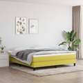 vidaXL Taschenfederkernmatratze Grün 160x200x20 cm Stoff