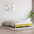 vidaXL Bettgestell Grün 160x200 cm Stoff