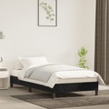 vidaXL Bettgestell Schwarz 90x190 cm Samt