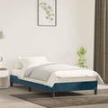 vidaXL Bettgestell Dunkelblau 90x200 cm Samt
