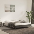 vidaXL Bettgestell Dunkelgrau 140x190 cm Samt
