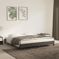 vidaXL Bettgestell Dunkelgrau 160x200 cm Samt