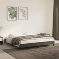 vidaXL Bettgestell Dunkelgrau 160x200 cm Samt