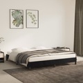 vidaXL Bettgestell Schwarz 180×200 cm Samt