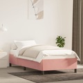 vidaXL Bettgestell Rosa 90x200 cm Samt