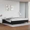 vidaXL Bettgestell Schwarz 200x200 cm Kunstleder