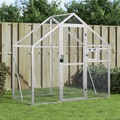 vidaXL, vidaXL Voliere Silbern 179x100x185 cm Aluminium