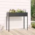 vidaXL Pflanzkübel Anthrazit 100,5x40,5x90 cm Verzinkter Stahl