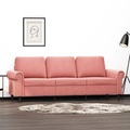 vidaXL 3-Sitzer-Sofa Rosa 180 cm Samt