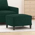 vidaXL Fußhocker Dunkelgrün 60x50x41 cm Samt