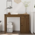 vidaXL Schreibtisch Honigbraun 100x50x75 cm Massivholz Kiefer