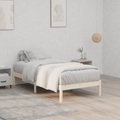 vidaXL Massivholzbett ohne Matratze 100x190 cm Kiefer