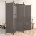 vidaXL 5-tlg. Paravent Anthrazit 250x200 cm Stoff